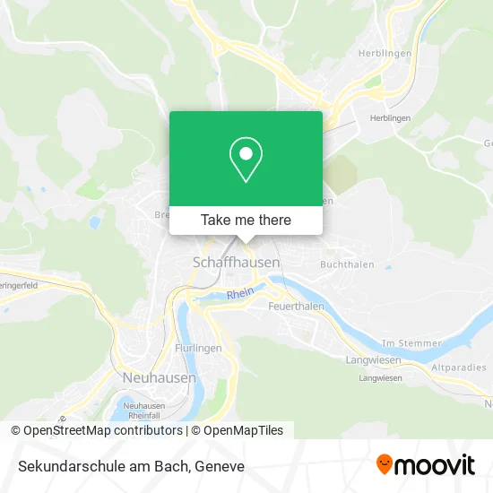 Sekundarschule am Bach map