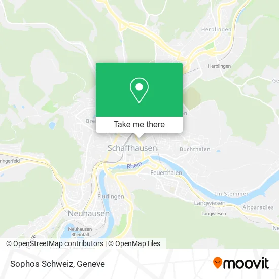 Sophos Schweiz map