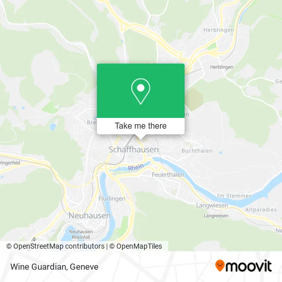 Wine Guardian map
