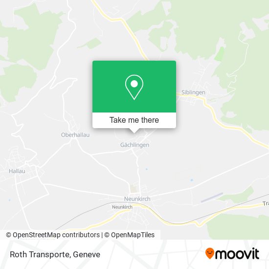 Roth Transporte map