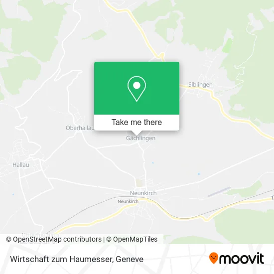 Wirtschaft zum Haumesser map
