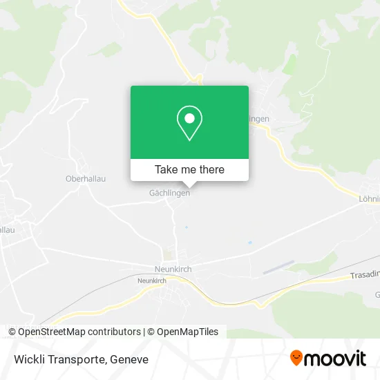Wickli Transporte map