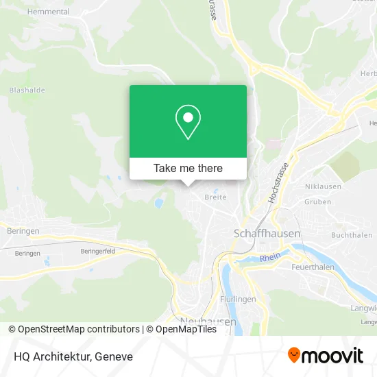 HQ Architektur map