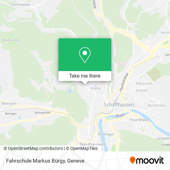 Fahrschule Markus Bürgy map