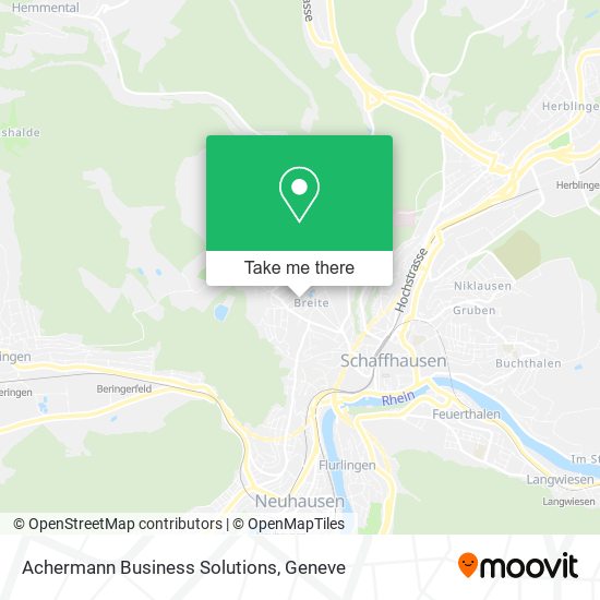 Achermann Business Solutions map