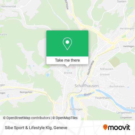 Sibe Sport & Lifestyle Klg map