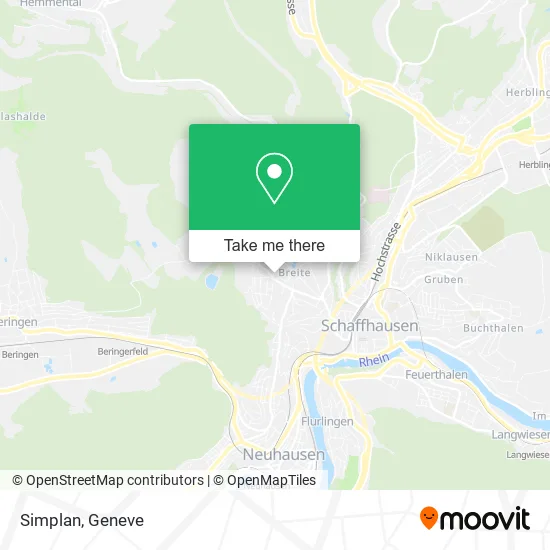 Simplan map