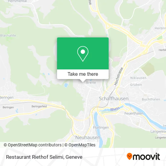 Restaurant Riethof Selimi map