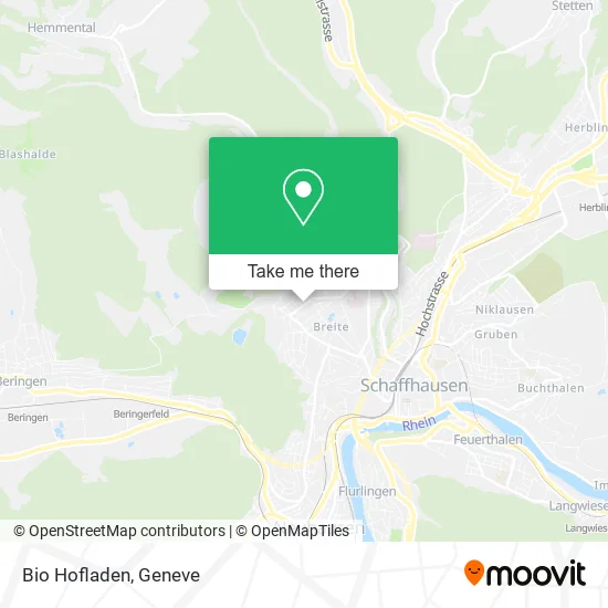 Bio Hofladen map