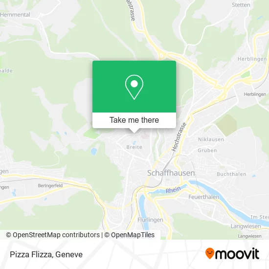 Pizza Flizza map