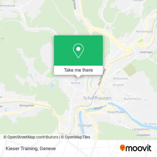 Kieser Training map