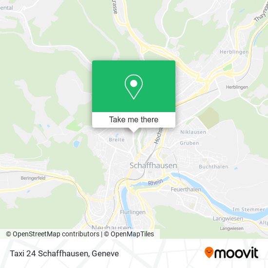 Taxi 24 Schaffhausen map