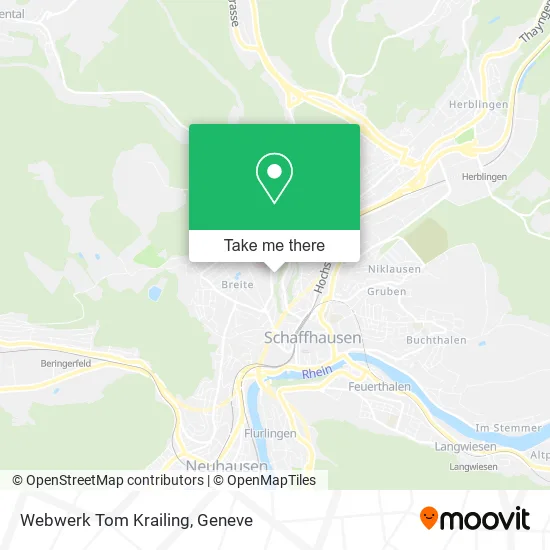Webwerk Tom Krailing map