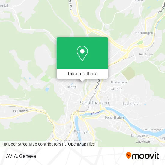 AVIA map
