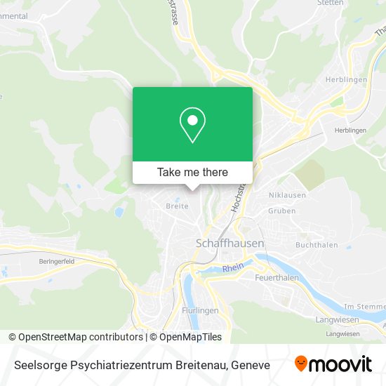 Seelsorge Psychiatriezentrum Breitenau map