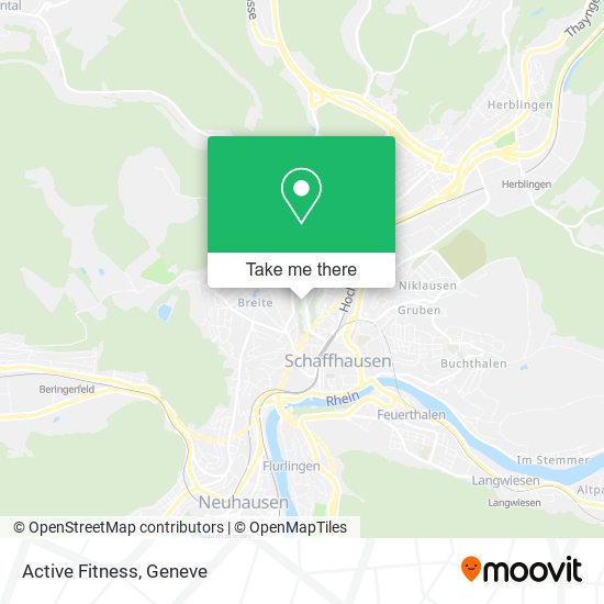Active Fitness map
