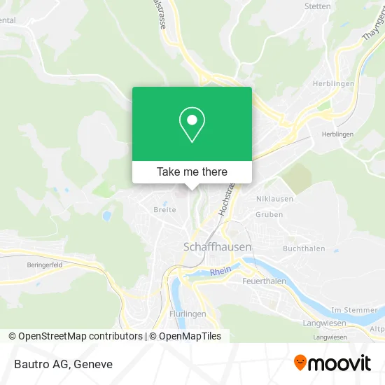 Bautro AG map
