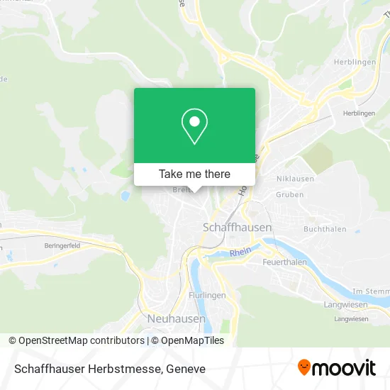 Schaffhauser Herbstmesse map