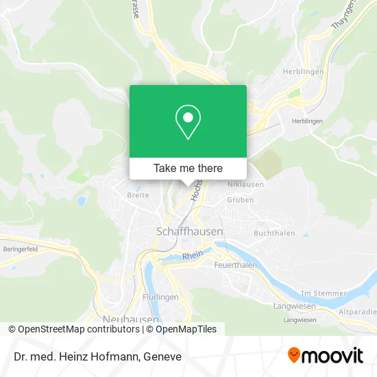 Dr. med. Heinz Hofmann map