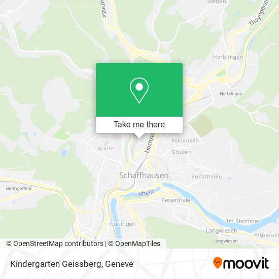 Kindergarten Geissberg map