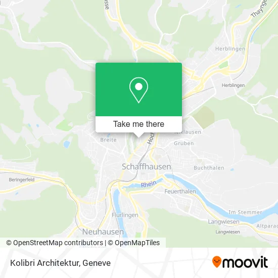 Kolibri Architektur map
