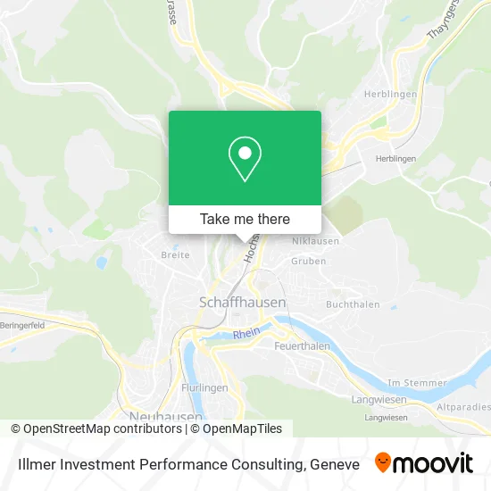 Illmer Investment Performance Consulting map