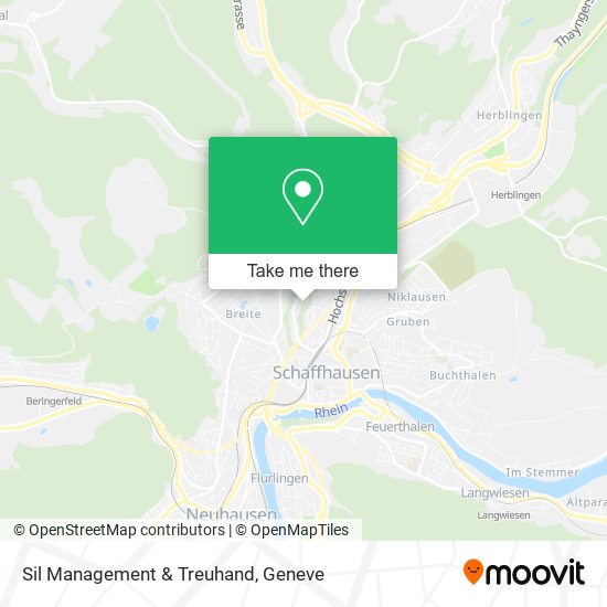 Sil Management & Treuhand map
