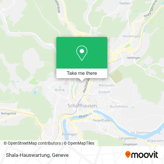 Shala-Hauswartung map