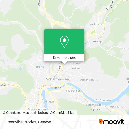 Greenvibe Prodes map