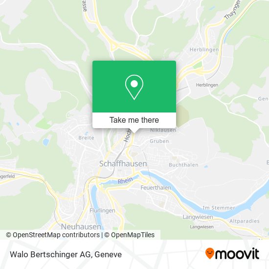 Walo Bertschinger AG map