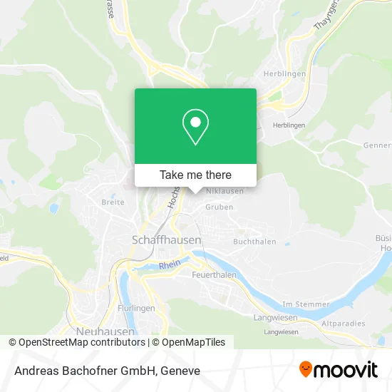 Andreas Bachofner GmbH map