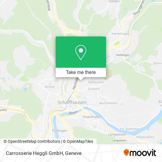 Carrosserie Heggli GmbH map