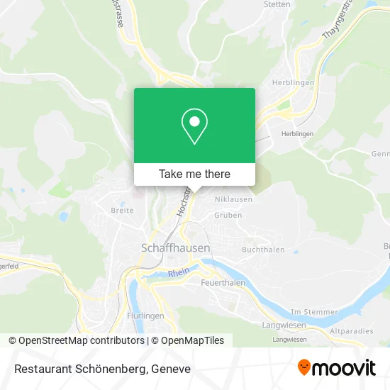 Restaurant Schönenberg map