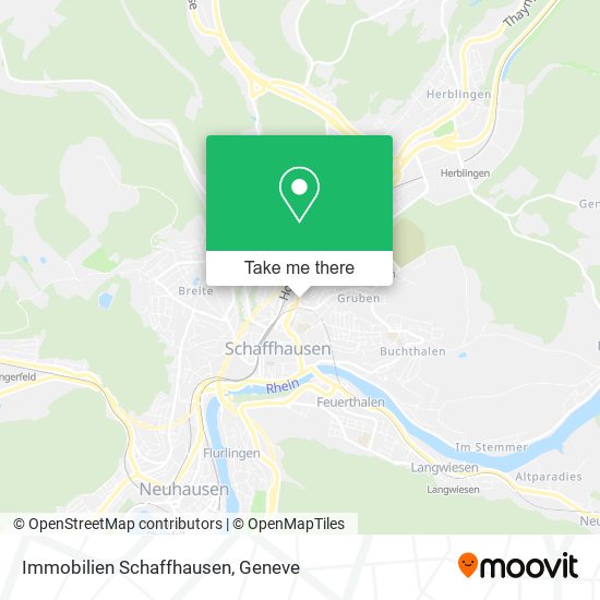 Immobilien Schaffhausen map