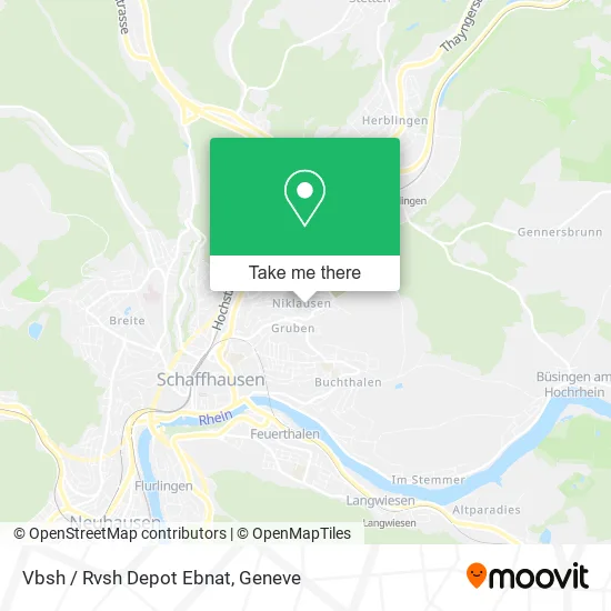 Vbsh / Rvsh Depot Ebnat map