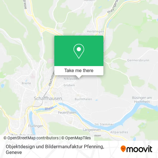 Objektdesign und Bildermanufaktur Pfenning map