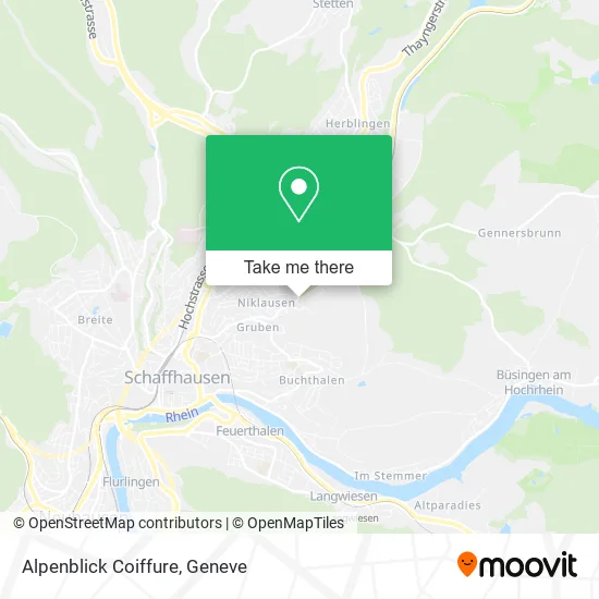 Alpenblick Coiffure map