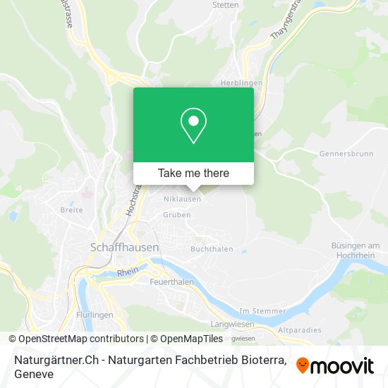 Naturgärtner.Ch - Naturgarten Fachbetrieb Bioterra map