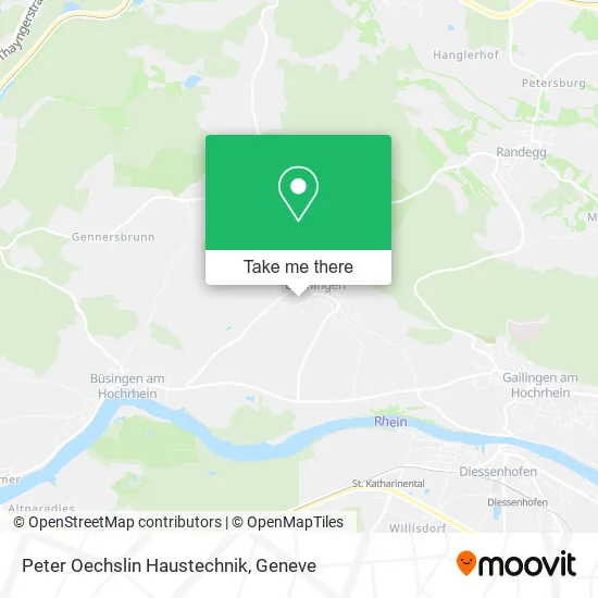 Peter Oechslin Haustechnik map