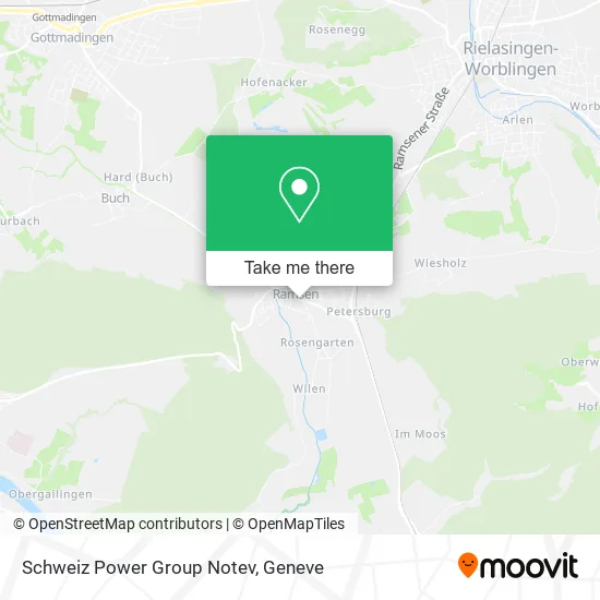 Schweiz Power Group Notev map