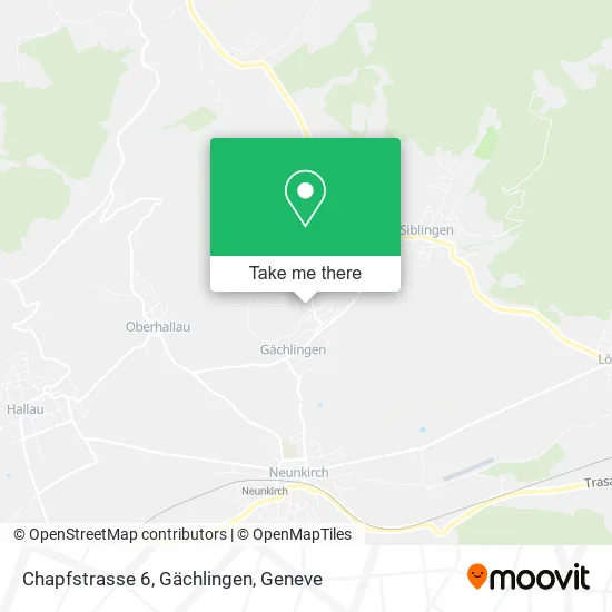 Chapfstrasse 6, Gächlingen map