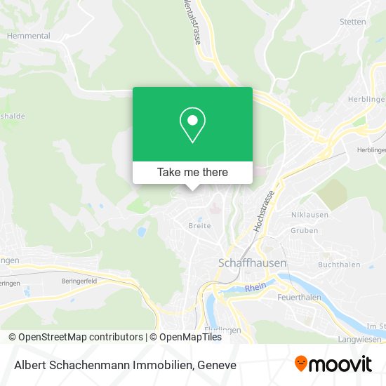 Albert Schachenmann Immobilien map