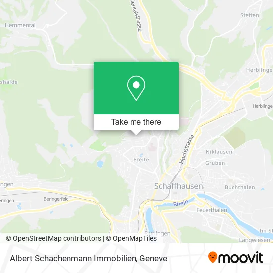 Albert Schachenmann Immobilien map