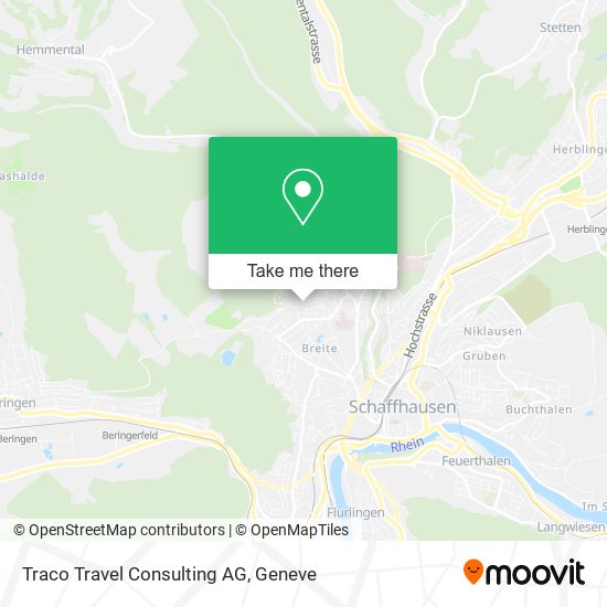 Traco Travel Consulting AG map