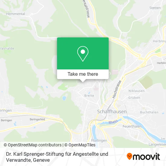 Dr. Karl Sprenger-Stiftung für Angestellte und Verwandte map