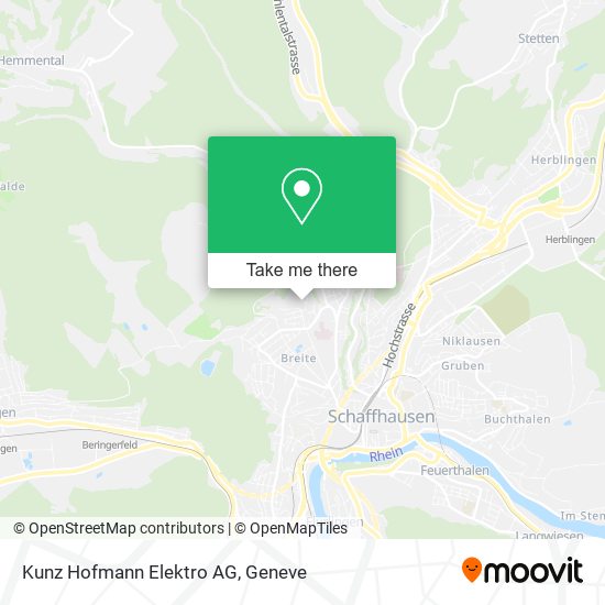 Kunz Hofmann Elektro AG map