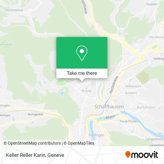 Keller Reller Karin map