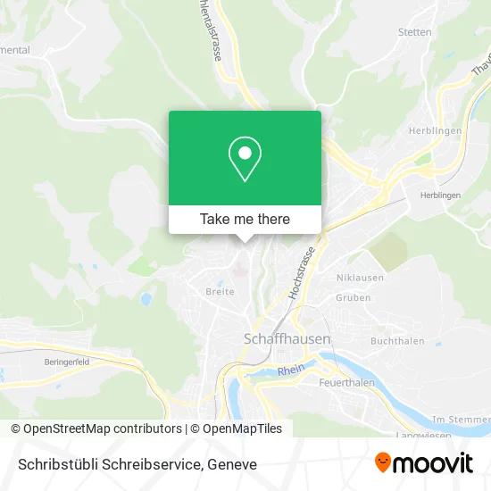 Schribstübli Schreibservice map