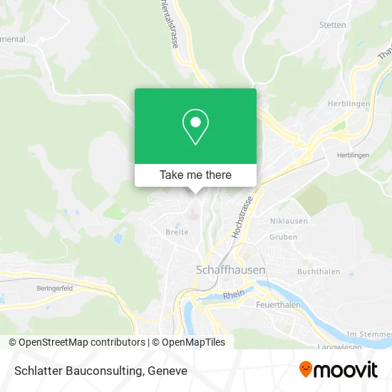 Schlatter Bauconsulting map