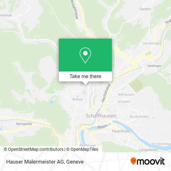 Hauser Malermeister AG map
